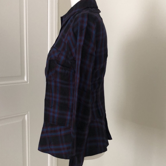 NWT! CAbi Moody Plaid Flannel Shirt - Picture 5 of 6